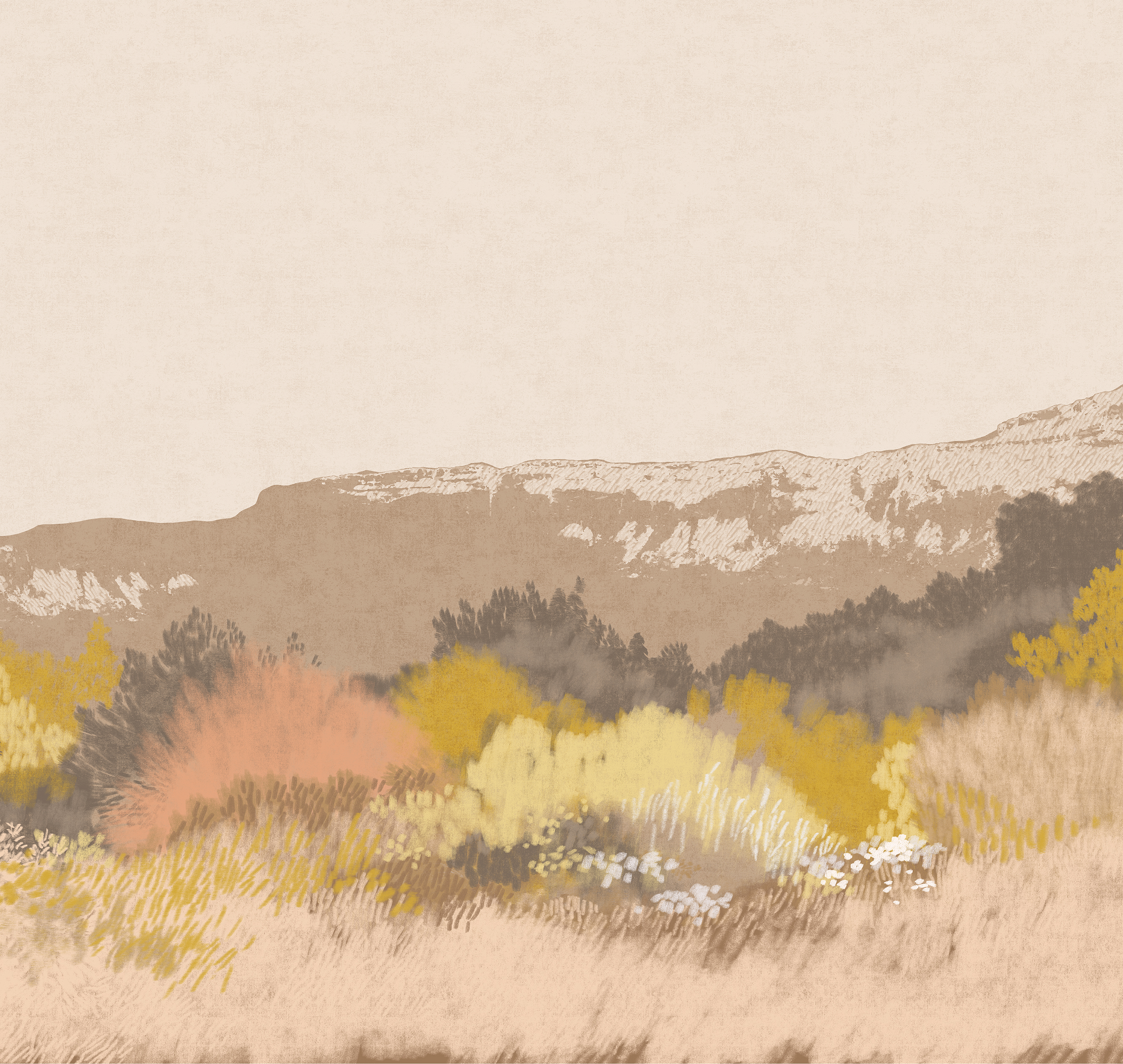 Панно Loymina Пейзаж 2 Степь ART17 004 3×7